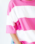 Mila Oversized Striped Tee