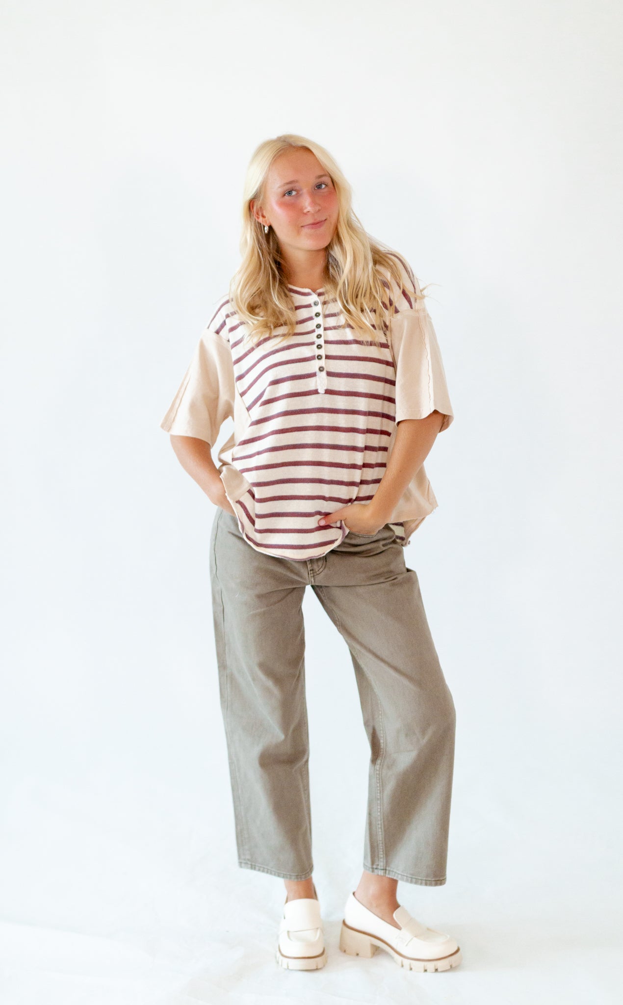 Bethany Mixed Striped Tee
