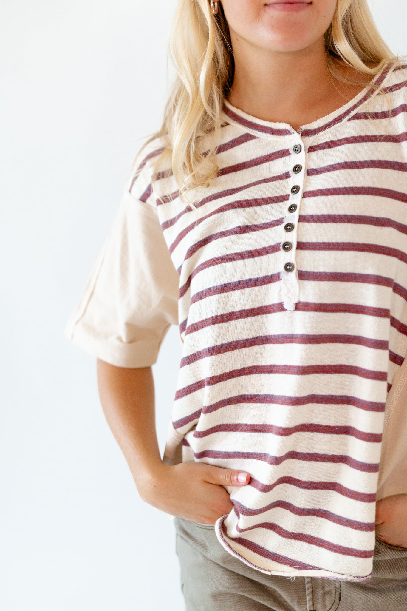 Bethany Mixed Striped Tee