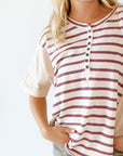 Bethany Mixed Striped Tee