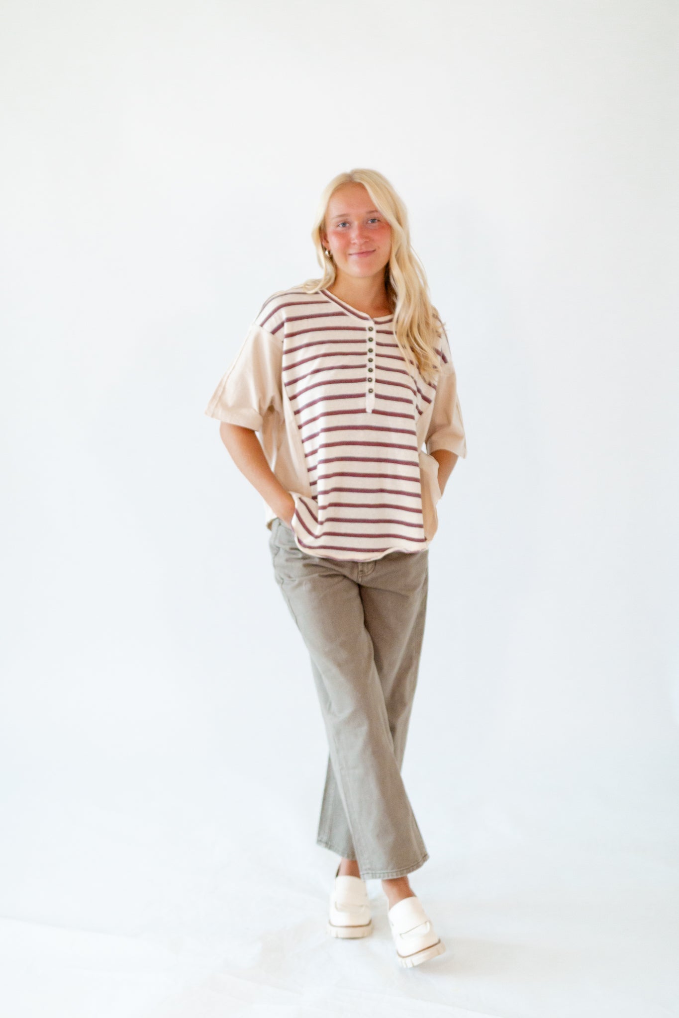 Bethany Mixed Striped Tee