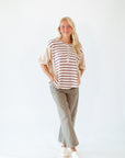 Bethany Mixed Striped Tee