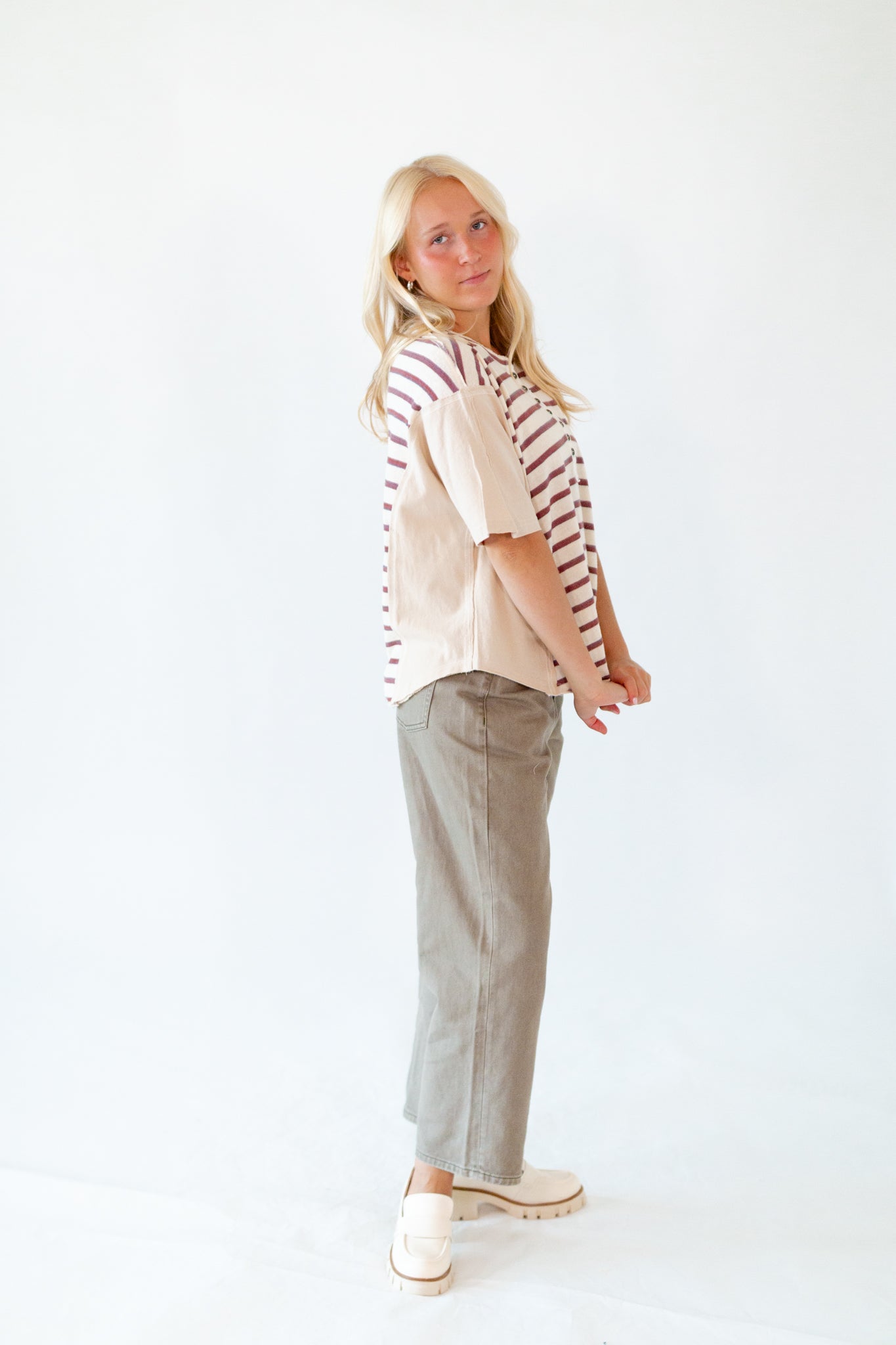 Bethany Mixed Striped Tee