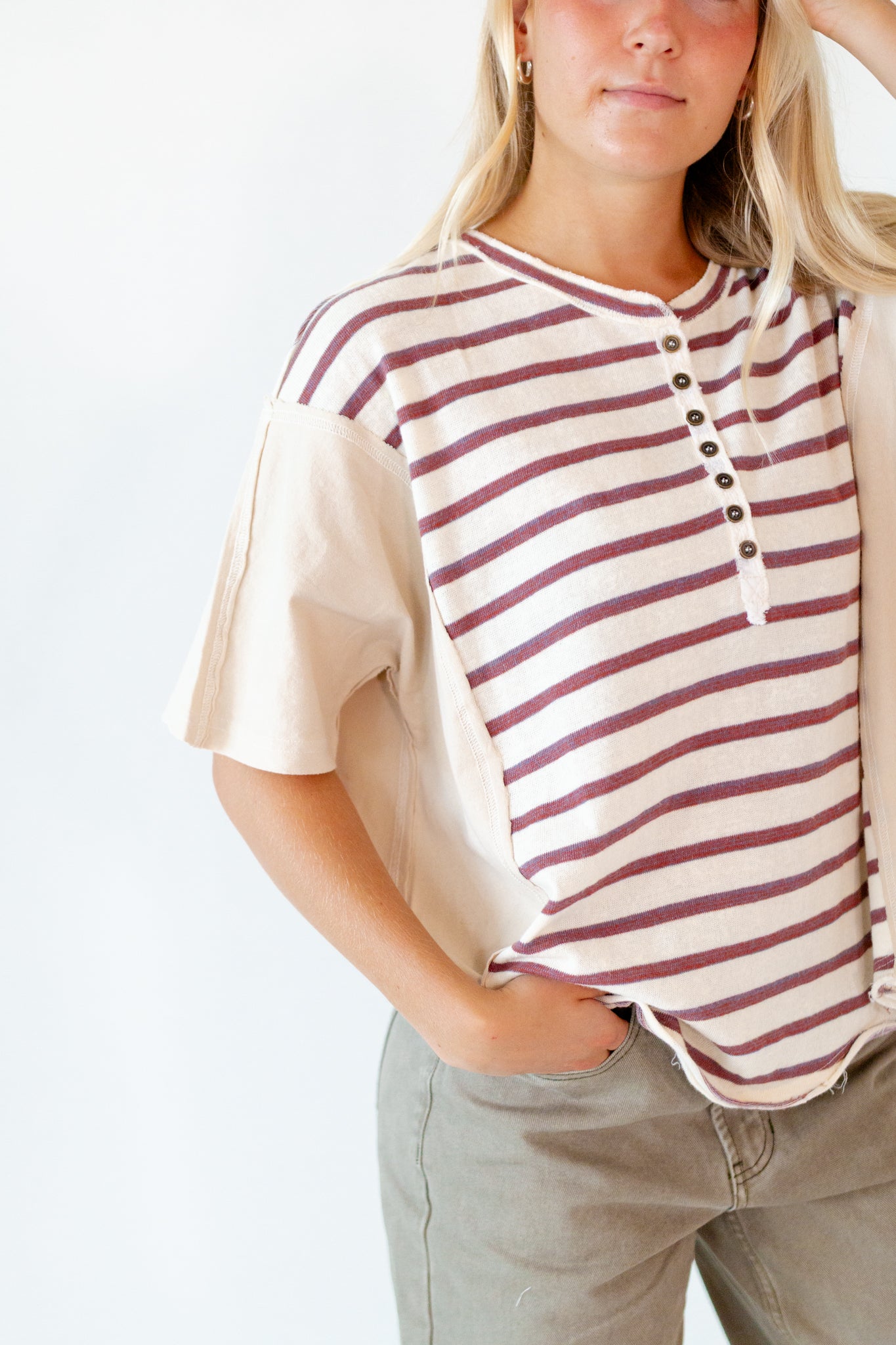 Bethany Mixed Striped Tee