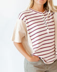 Bethany Mixed Striped Tee
