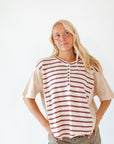 Bethany Mixed Striped Tee