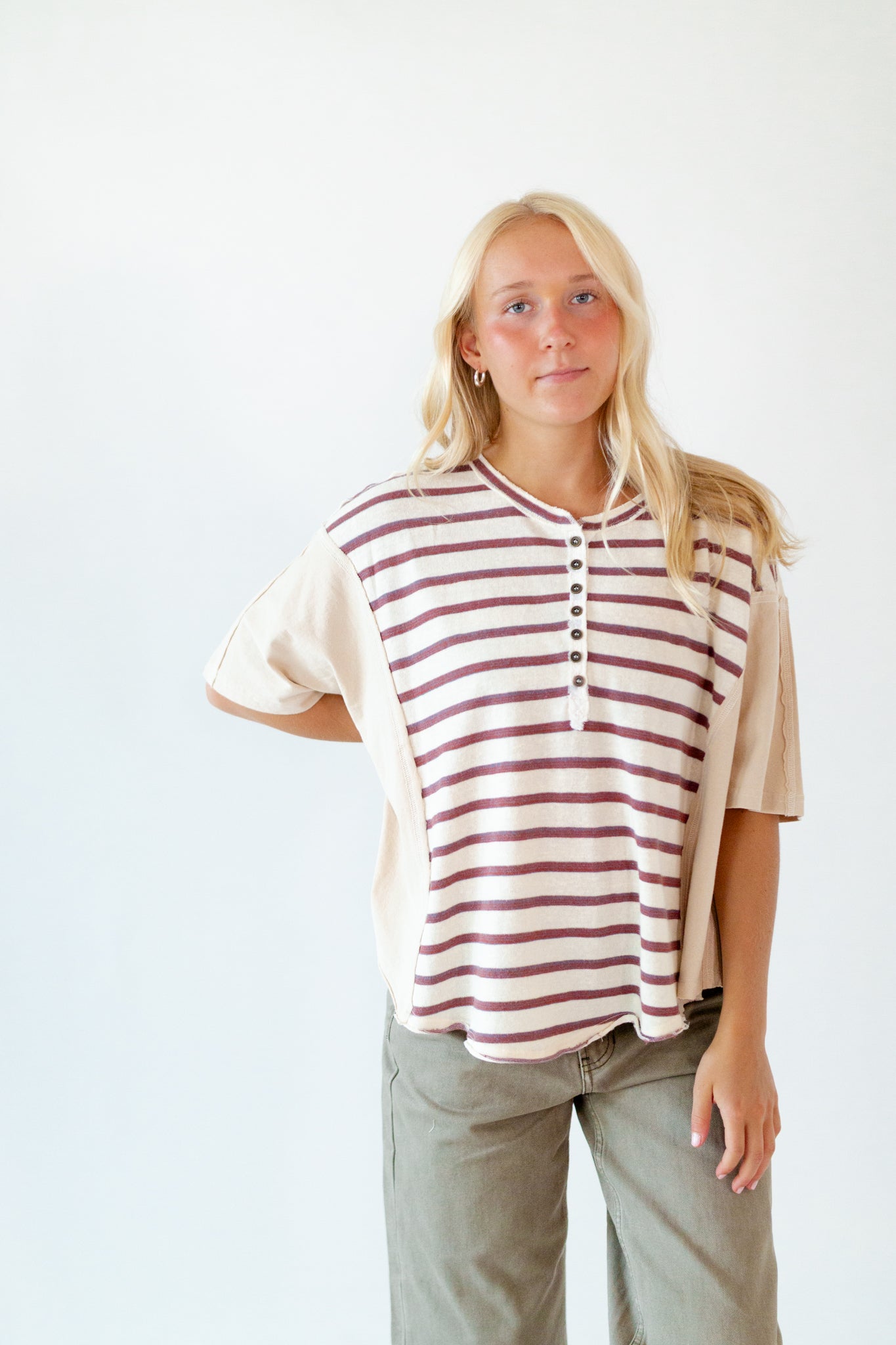 Bethany Mixed Striped Tee