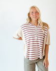Bethany Mixed Striped Tee