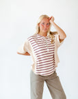 Bethany Mixed Striped Tee