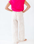 Elizabeth Striped Breezy Pants