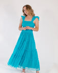 Carmie Tulle Maxi・Turquoise