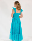 Carmie Tulle Maxi・Turquoise