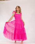Carmie Tulle Maxi・Fuschia