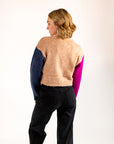 Jamie Color-blocked Cardigan