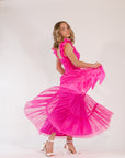 Carmie Tulle Maxi・Fuschia
