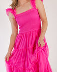 Carmie Tulle Maxi・Fuschia