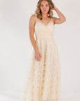 Mason Tulle Maxi・Cream