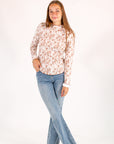 Kicks & Giggles Top・Taupe