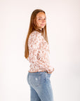 Kicks & Giggles Top・Taupe