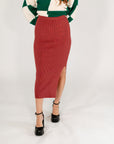 Lexy Ribbed Pencil Skirt