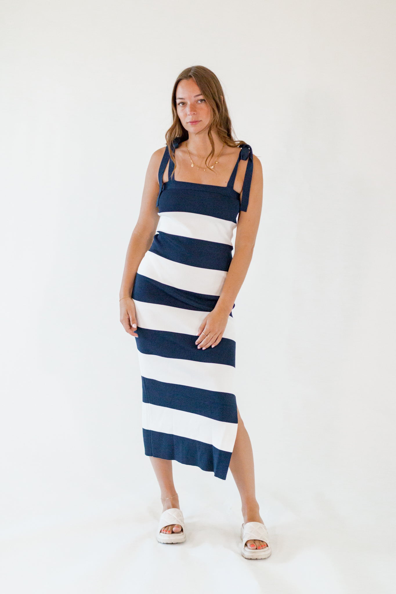 Monse Striped Knit Dress