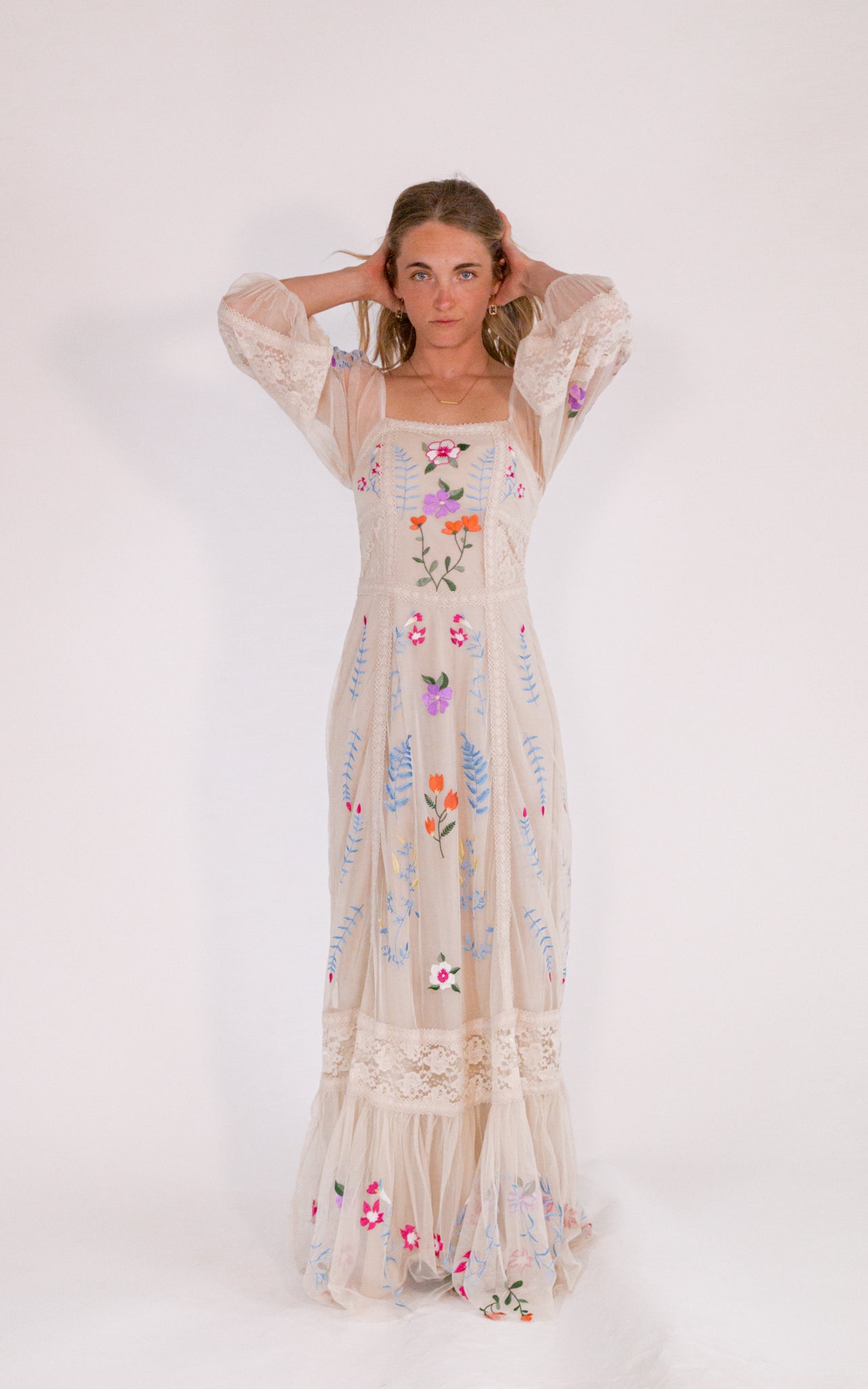 Kyte Embroidered Maxi