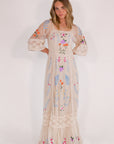 Kyte Embroidered Maxi