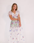 Garden Embroidered Midi