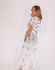 Garden Embroidered Midi