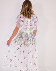 Garden Embroidered Midi