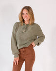Harbor Olive Hoodie