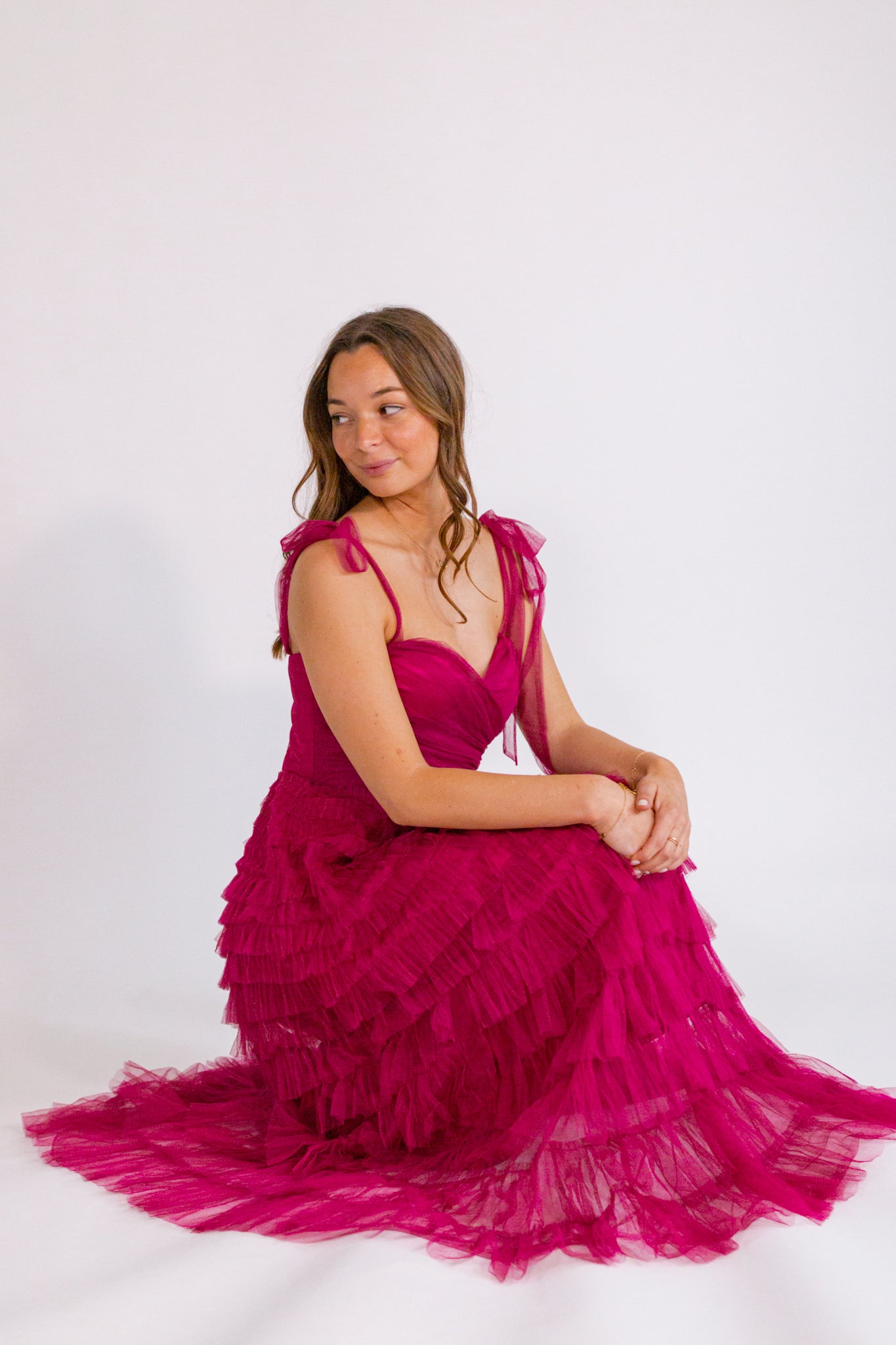 Mason Tulle Maxi - Berry Mason Tulle Maxi - Berry