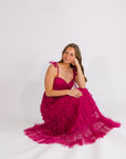 Mason Tulle Maxi - Berry