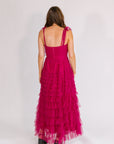 Mason Tulle Maxi - Berry