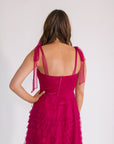 Mason Tulle Maxi - Berry