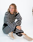 Bridget Striped Knit Set