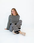 Bridget Striped Knit Set