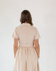 Sashi Pearl Detailed Midi Dress