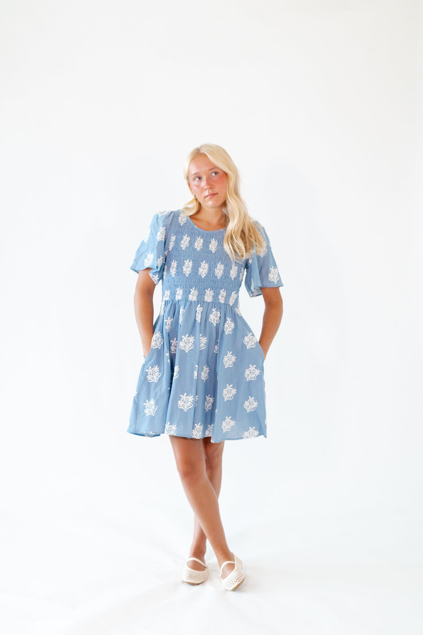 Wilma Embroidered Dress