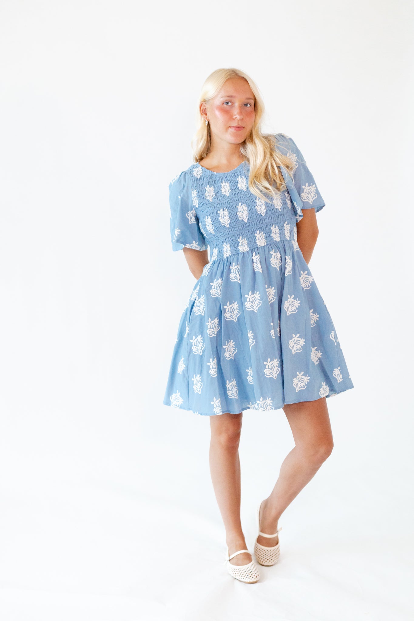 Wilma Embroidered Dress