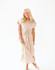 Moira Linen Button Down Dress