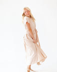 Moira Linen Button Down Dress