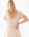Moira Linen Button Down Dress