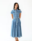 Kiera Button Down Denim Dress