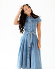 Kiera Button Down Denim Dress