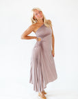 Golla Pleated One Shoulder Dress