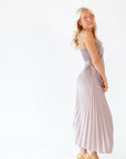 Golla Pleated One Shoulder Dress