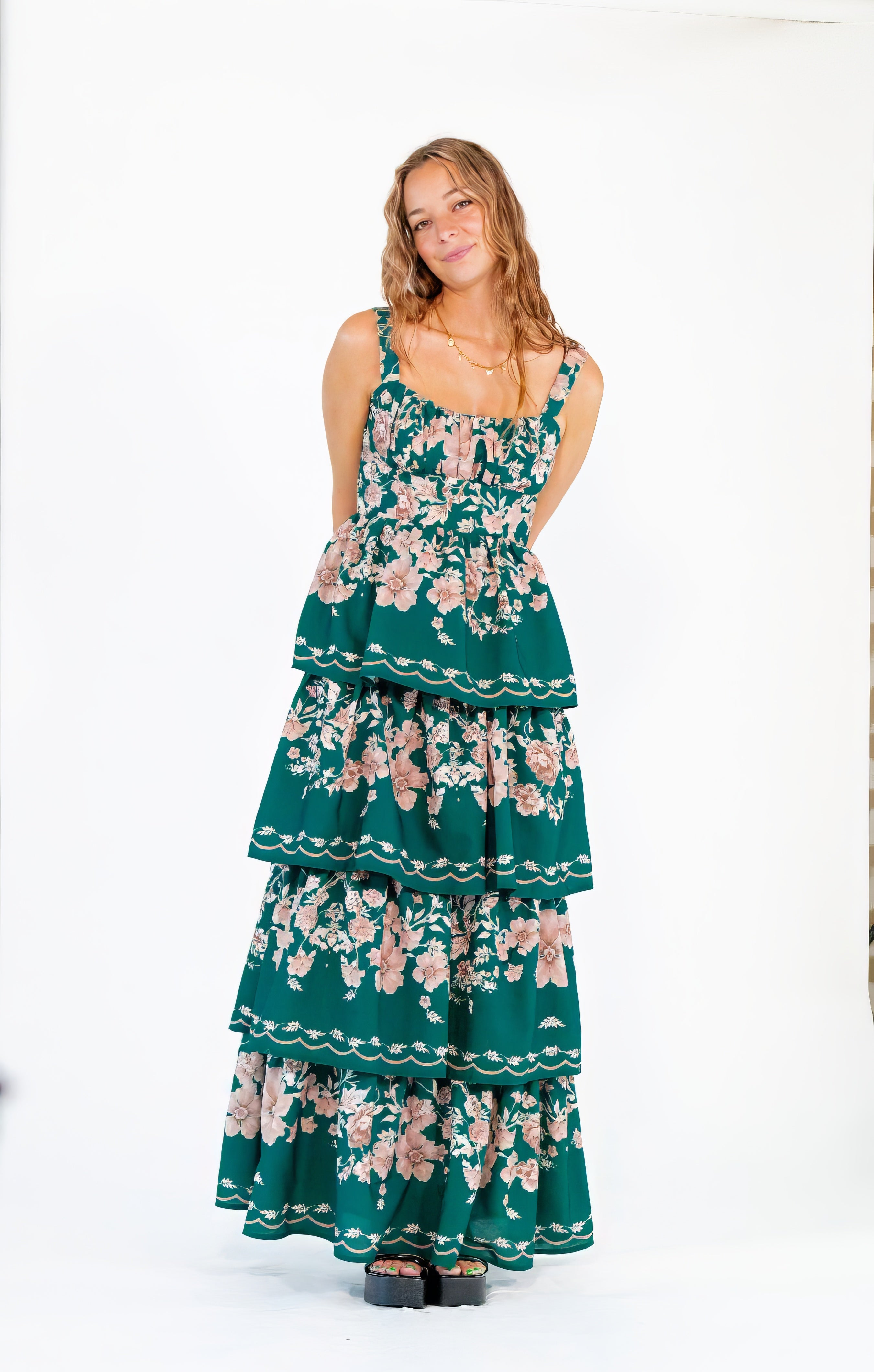 Vivian Layered Maxi Dress Twirl Boutique Vivian Layered Maxi Dress Twirl Boutique