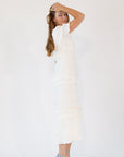 Apex Lurex Smocked Dress