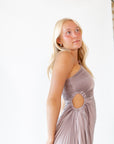 Golla Pleated One Shoulder Dress